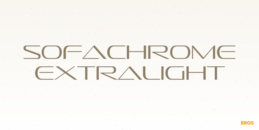 Sofachrome ExtraLight Poster