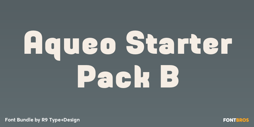 Aqueo Starter Pack B Poster