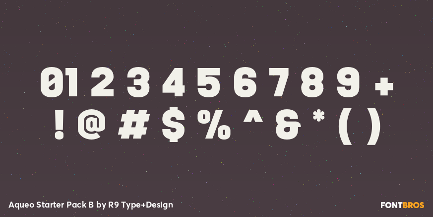 Aqueo Starter Pack B Font Poster #4