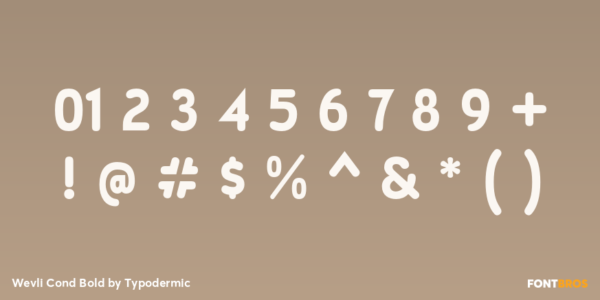 Wevli Cond Bold Font Poster #4