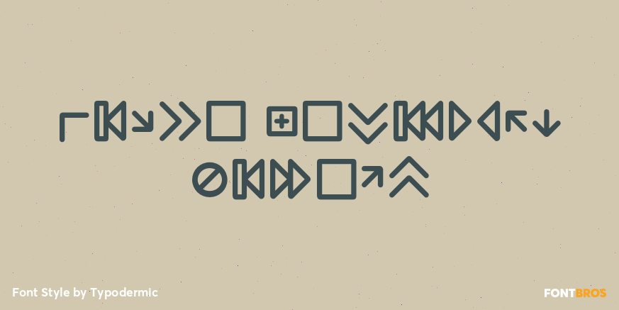Wevli Dingbats Medium Font Poster #1