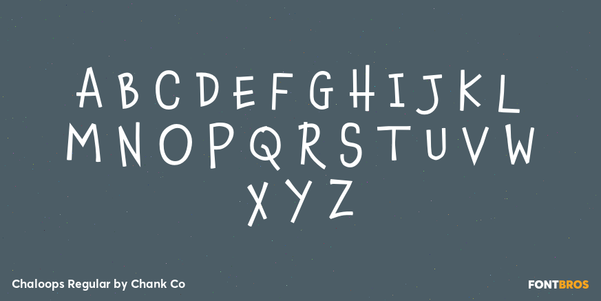 Chaloops Regular Font Poster #2