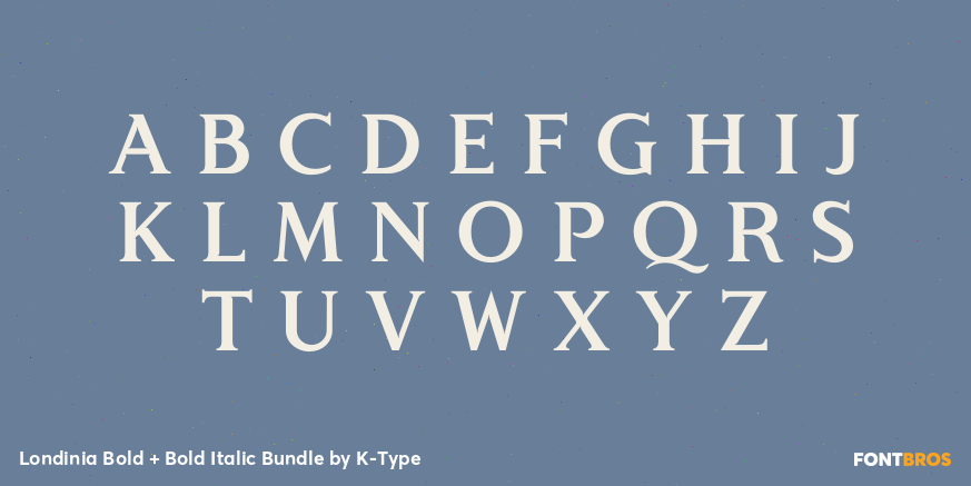 Londinia Bold + Bold Italic Bundle Font Poster #2