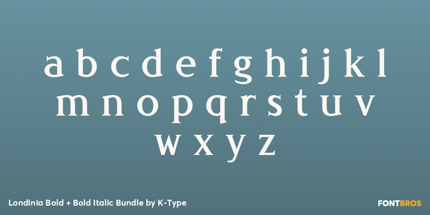 Londinia Bold + Bold Italic Bundle Font Poster #3