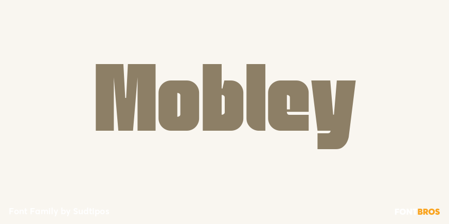 Mobley Font Poster #1