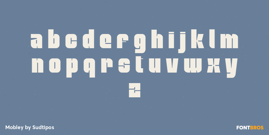 Mobley Font Poster #3