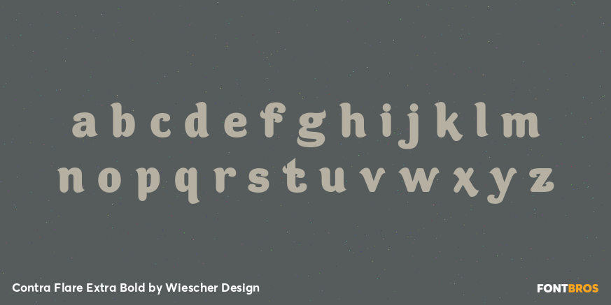 Contra Flare Extra Bold Font Poster #1