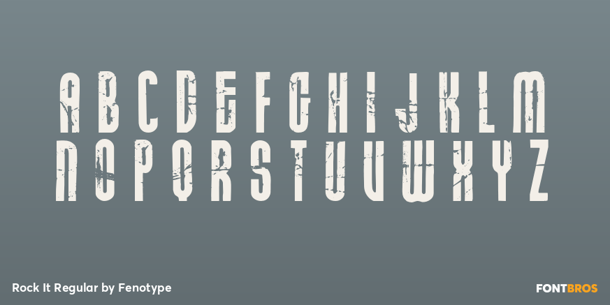 Rock It Regular Font Poster #2