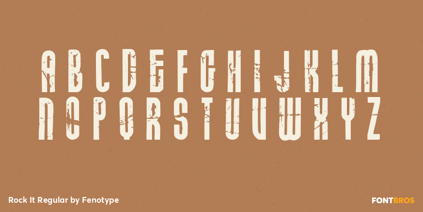 Rock It Regular Font Poster #1