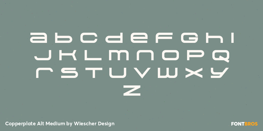Copperplate Alt Medium Font Poster #3