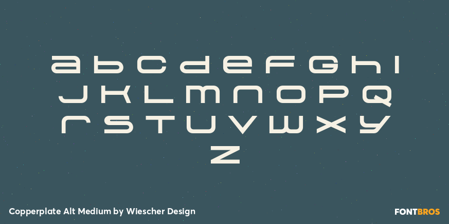 Copperplate Alt Medium Font Poster #1