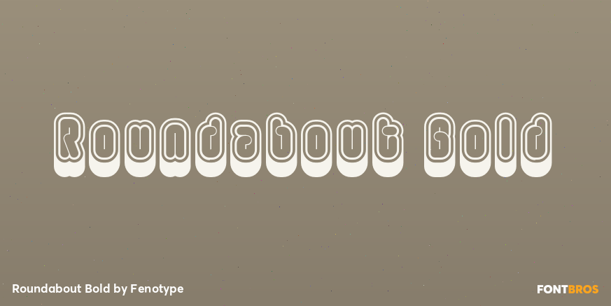 Roundabout Bold Poster