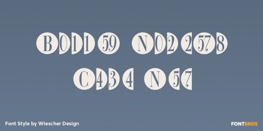 Bullet Numbers Cond Neg Poster