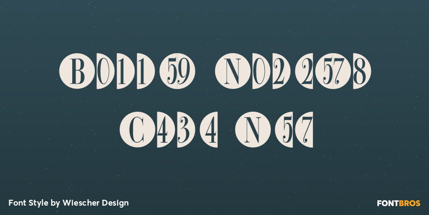 Bullet Numbers Cond Neg Poster