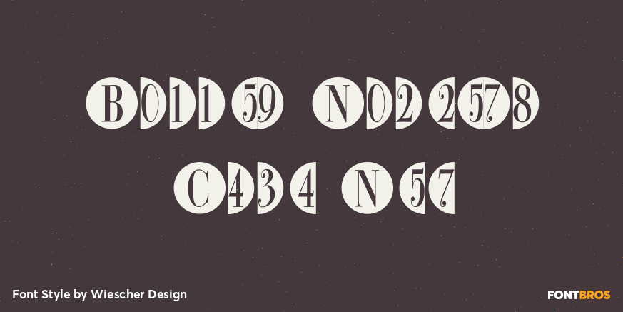 Bullet Numbers Cond Neg Poster