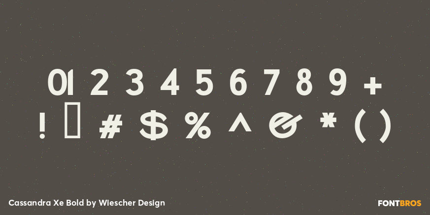 Cassandra Xe Bold Font Poster #4