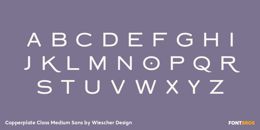 Copperplate Class Medium Sans Font Poster #3