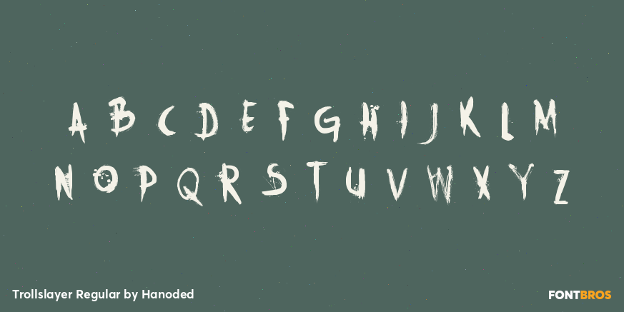 Trollslayer Regular Font Poster #2