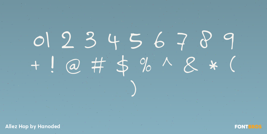 Allez Hop Font Poster #4