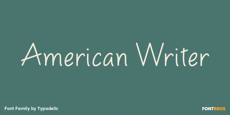 American Writer Poster