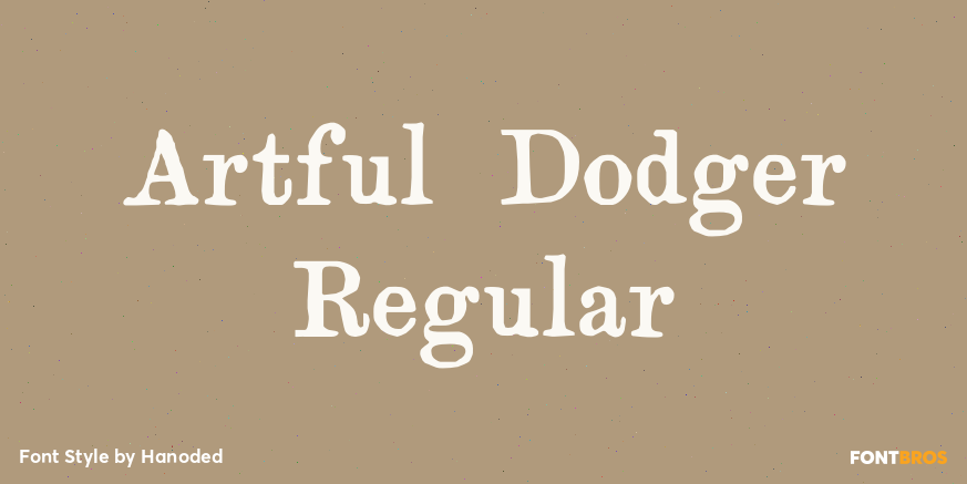 Artful Dodger Regular Poster