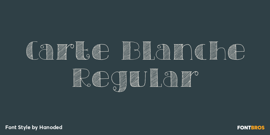 Carte Blanche Regular Poster