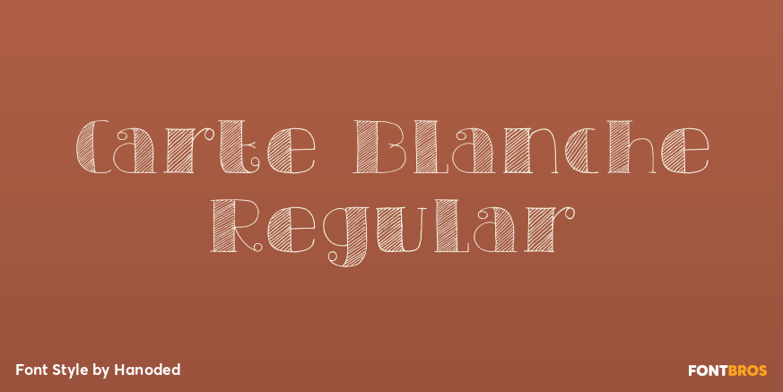 Carte Blanche Regular Poster