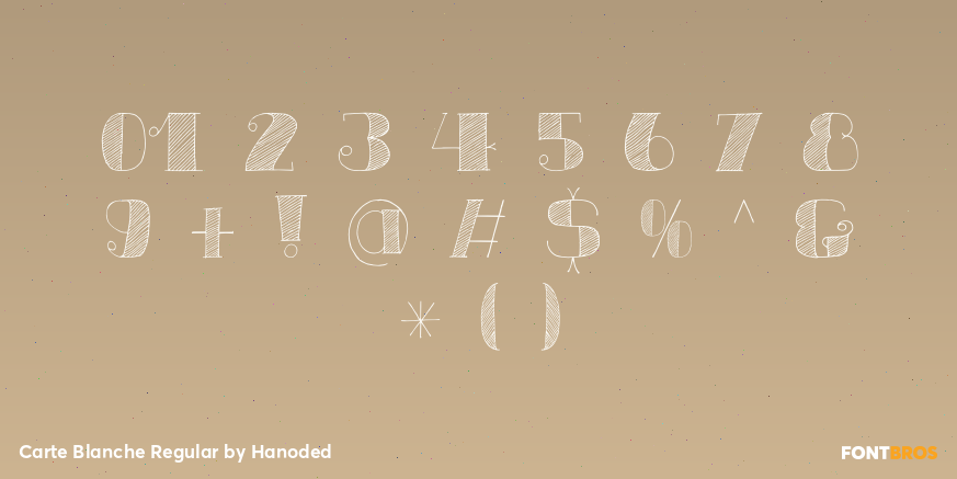 Carte Blanche Regular Font Poster #4