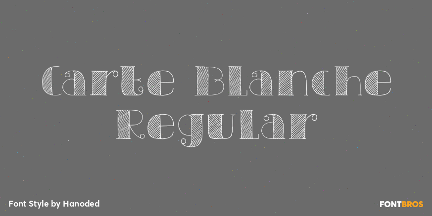 Carte Blanche Regular Poster