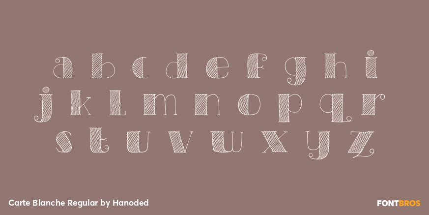 Carte Blanche Regular Font Poster #3