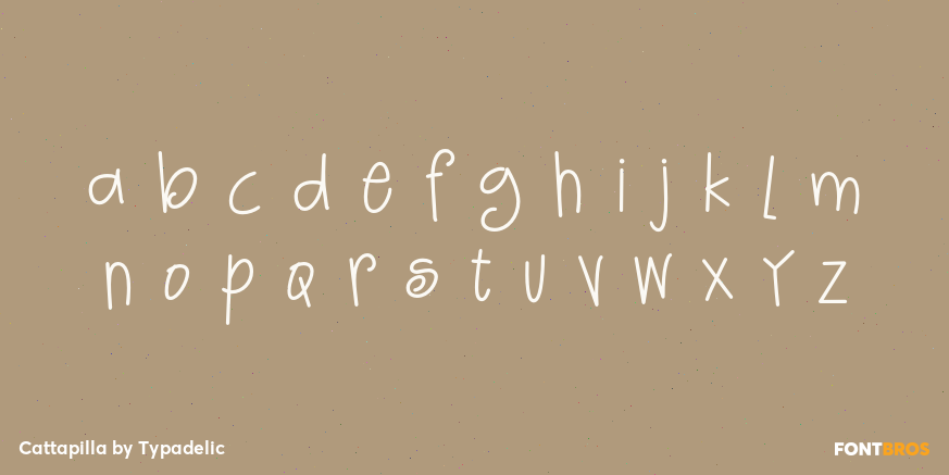Cattapilla Font Poster #3