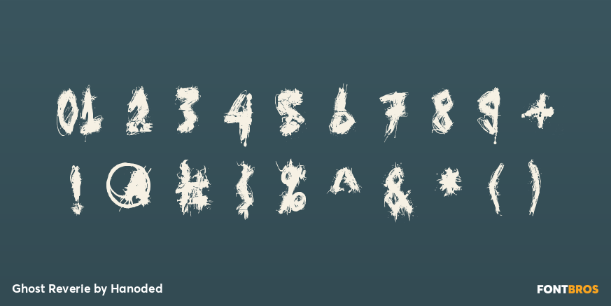 Ghost Reverie Font Poster #4