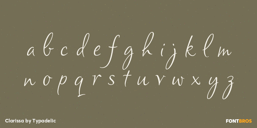 Clarissa Font Poster #3
