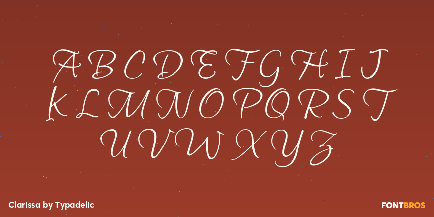 Clarissa Font Poster #1