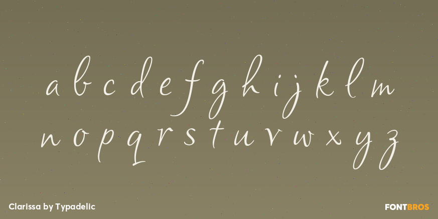 Clarissa Font Poster #1