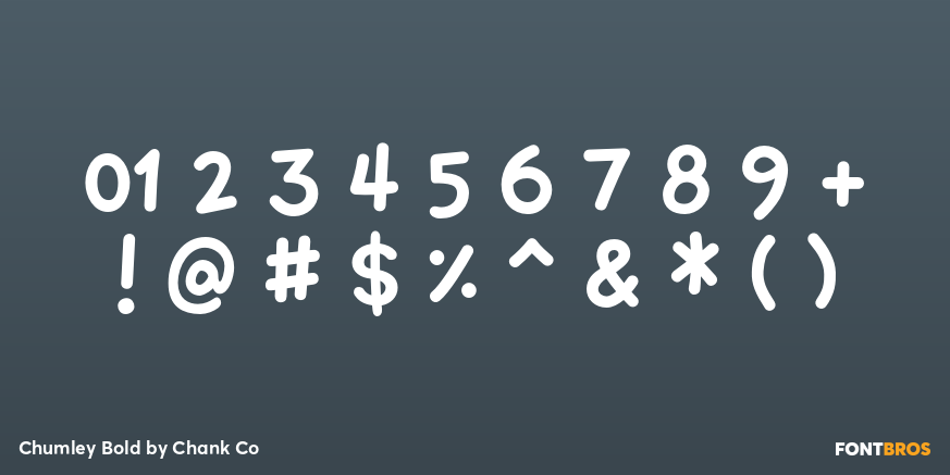 Chumley Bold Font Poster #1