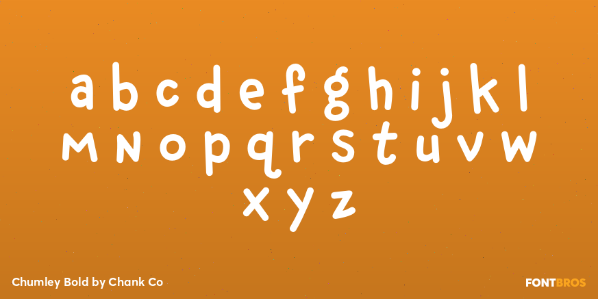 Chumley Bold Font Poster #1