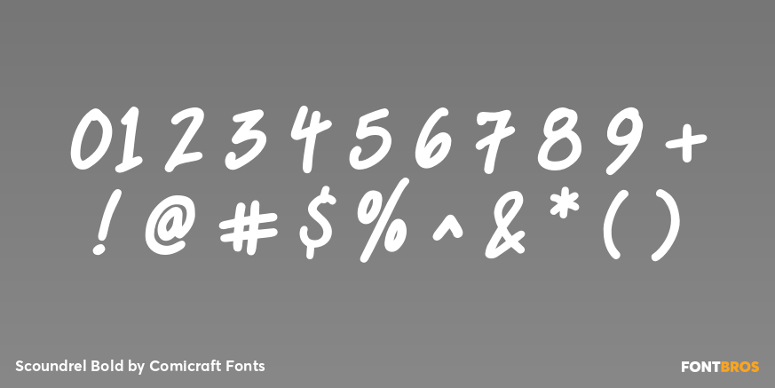 Scoundrel Bold Font Poster #4