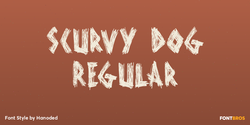 Scurvy Dog Regular Poster