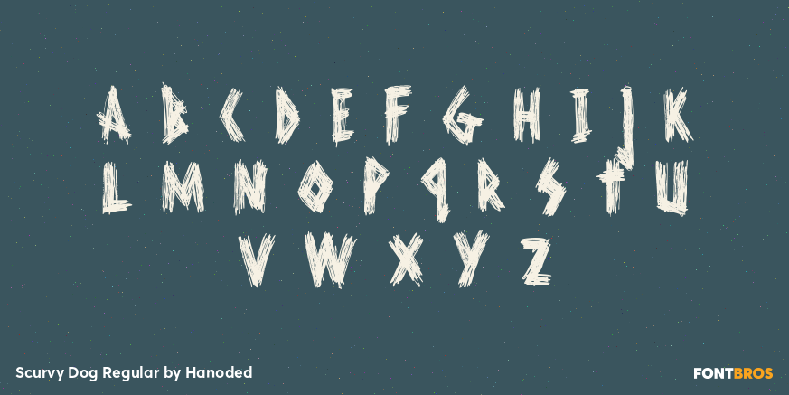 Scurvy Dog Regular Font Poster #3