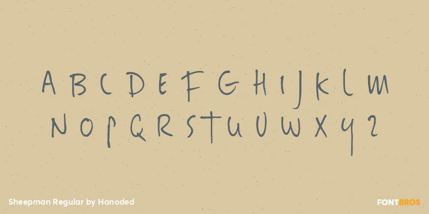 Sheepman Regular Font Poster #2