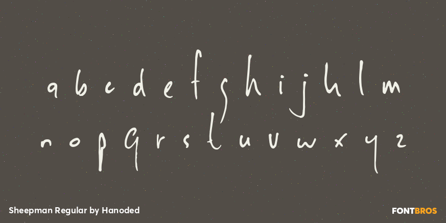 Sheepman Regular Font Poster #3