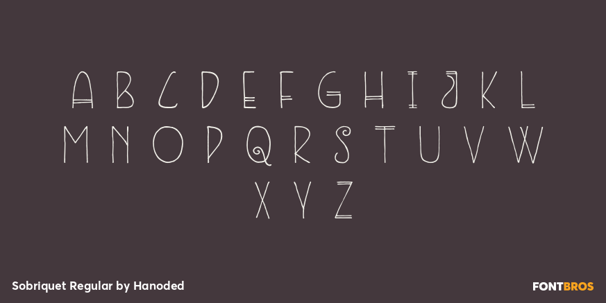 Sobriquet Regular Font Poster #2