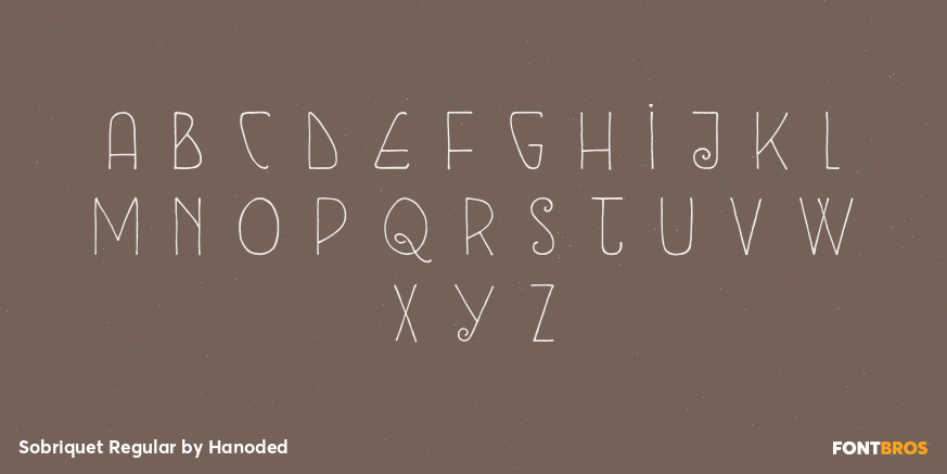 Sobriquet Regular Font Poster #3