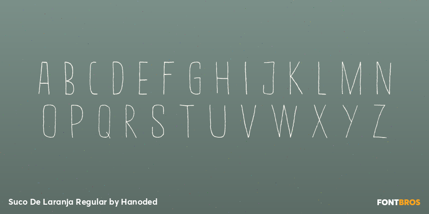 Suco De Laranja Regular Font Poster #3