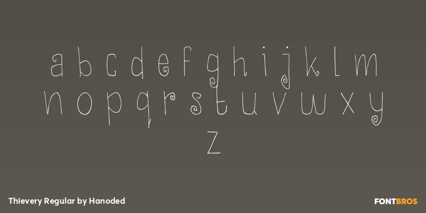 Thievery Regular Font Poster #3