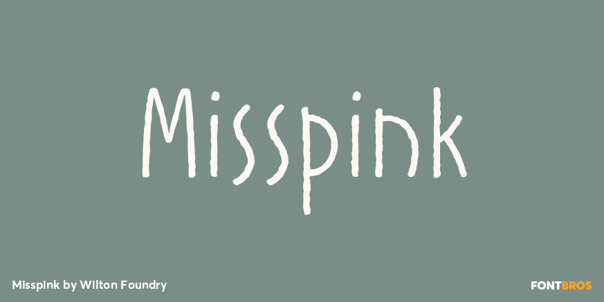 Misspink Font Poster #1