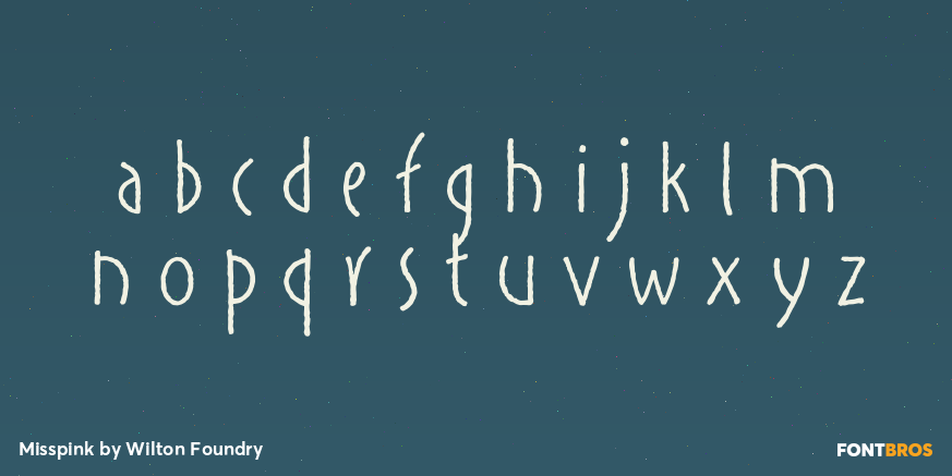 Misspink Font Poster #3