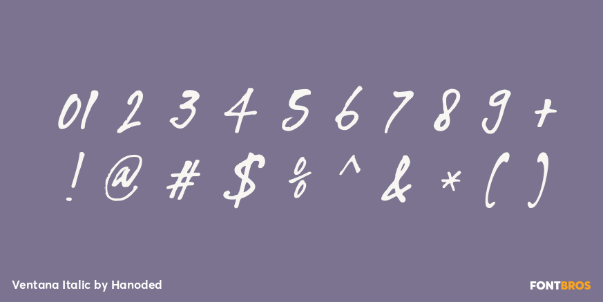 Ventana Italic Font Poster #4