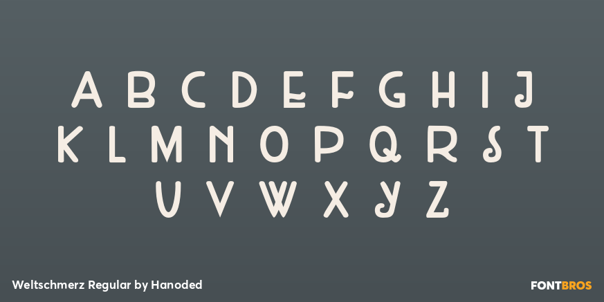 Weltschmerz Regular Font Poster #3